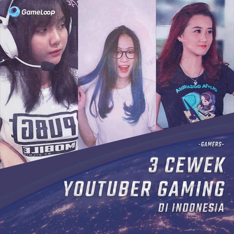 3 gamers cantik di Indonesia