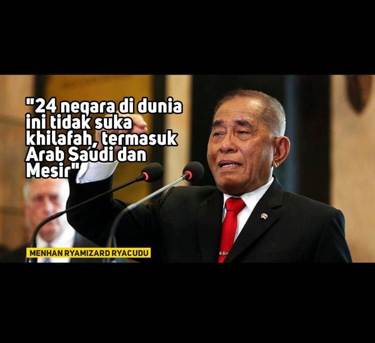 Aksi Mujahid 212 Serukan Khilafah, Menhan: Jangan Ribut