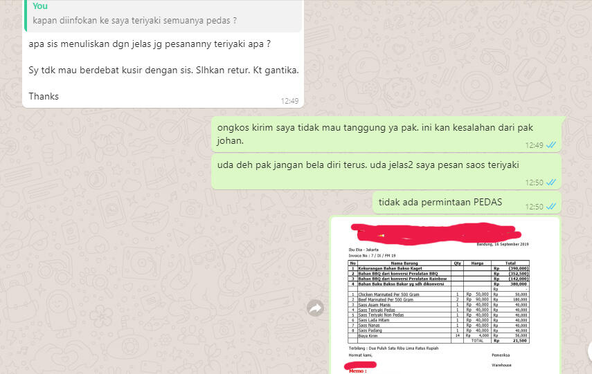 WARALABA BAKSO "SURPRISE" tidak menjual dan TIDAK PROFESIONAL