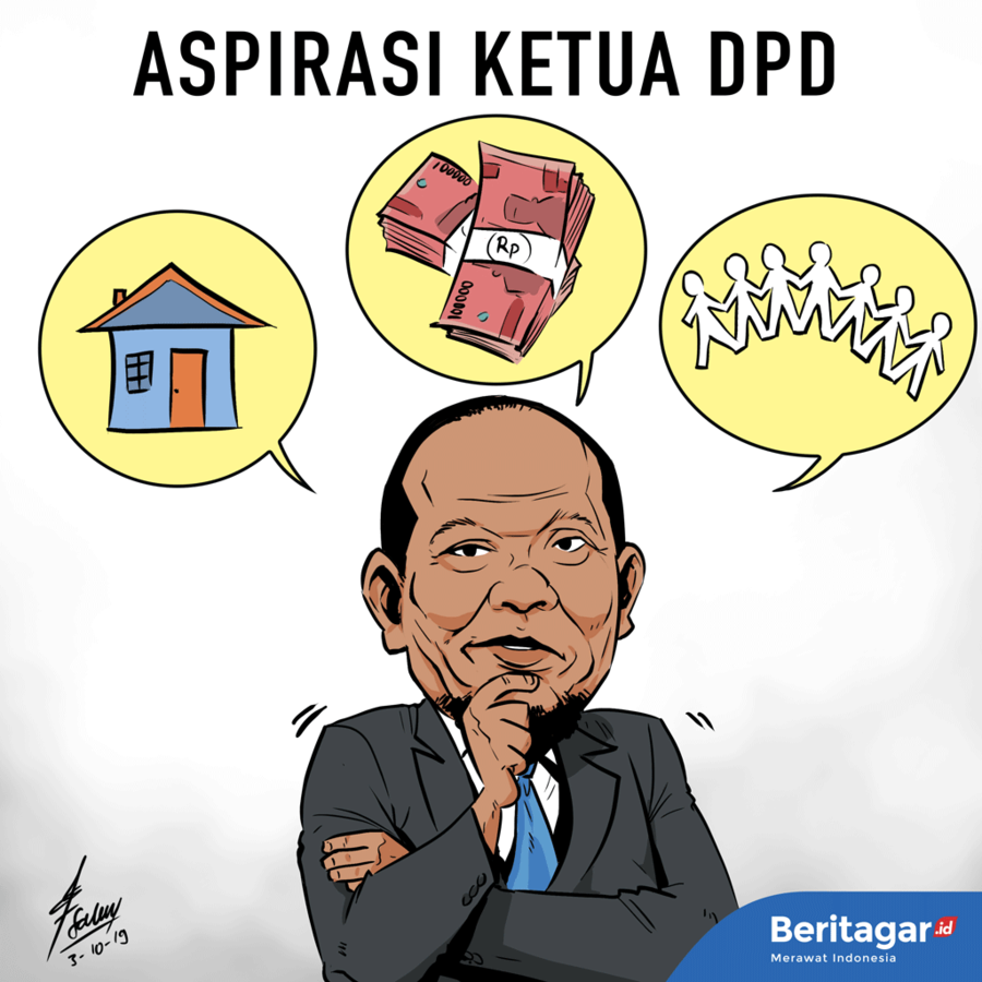 Kartun: La Nyalla, rumah dinas, dan uang perjalanan