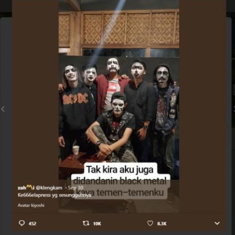 Isengnya Teman, Pria Ini Minta Dandanin Black Metal Malah Jadi Riasan Pengantin Jawa