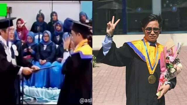 Viral Aksi mahasiswa Joget 'Entah Apa Yang Merasukimu' Saat Wisuda