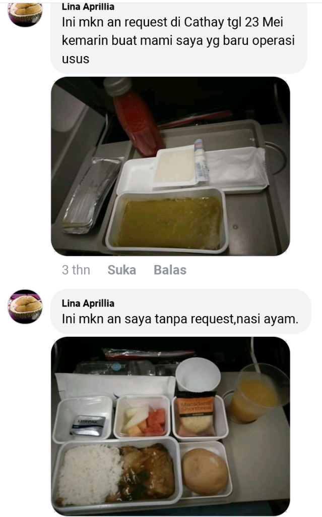 Mau Tau Bedanya Makanan di Pesawat Kelas Bisnis &amp; Ekonomi? Masuk Gan!