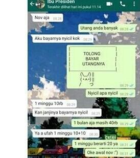 Deretan Chat WA Nagih Utang, Ada yang Santuy Sampai Drama Bikin Geregetan! 