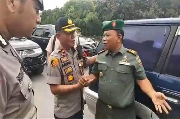 Danramil Medan Timur Protes Saat Dirazia Polantas