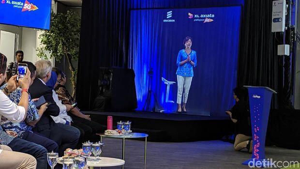 Uji Coba 5G Lagi, XL Pamer Komunikasi via Hologram
