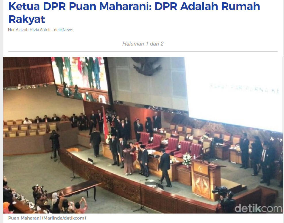 Ketua DPR Puan Maharani Rapat Perdana, Wartawan Diusir