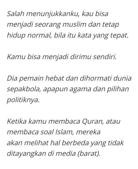 Terinpirasi Mohamed Salah, Seorang Islamphobia Jadi Mualaf