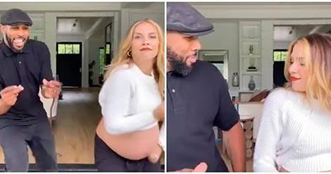 Saking Bahagia, Ibu Hamil Muda Ini Viral Karena Goyangan 'Semlohai-nya'