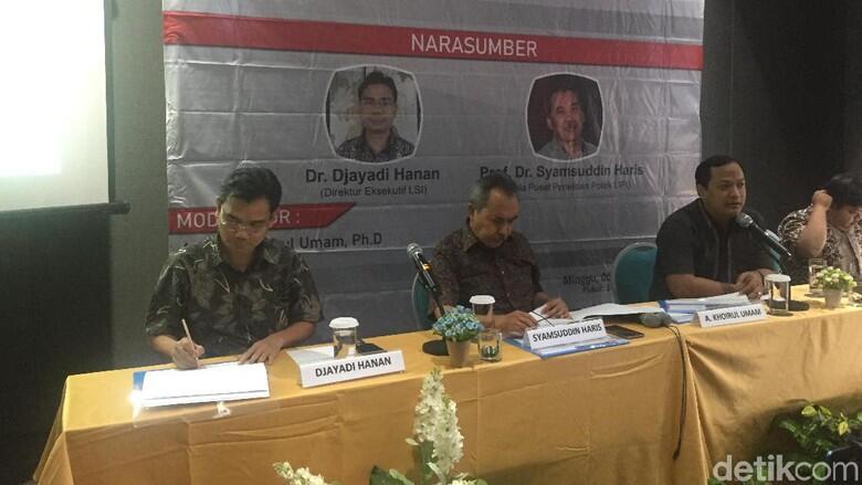 Survei LSI: Kepercayaan Publik terhadap DPR Paling Rendah, KPK Tertinggi