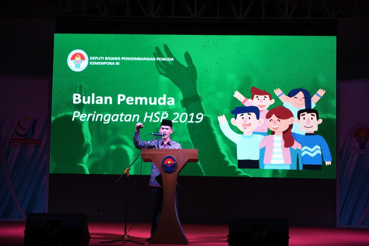 Launching Bulan Pemuda 2019, Pemuda Diharapkan jadi Motor Kemajuan Bangsa