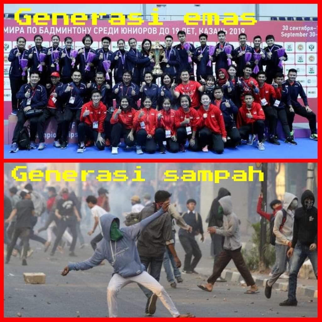 Generasi Emas VS Generasi Sampah