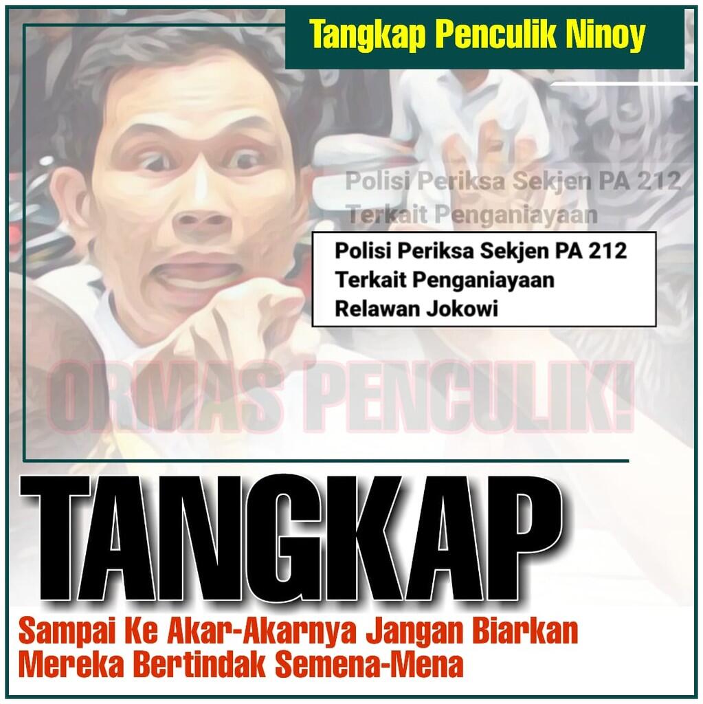 Keji, Sekjen PA 212 Diperiksa terkai Kasus Penculikan Ninoy Karundaeng