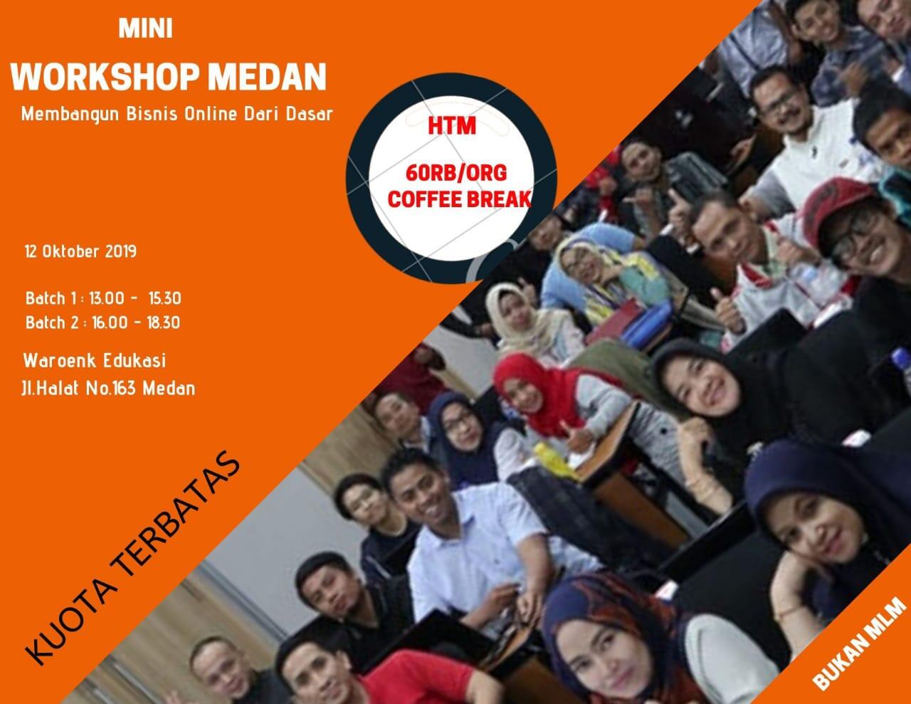 Workshop memulai Bisnis Online Dari Dasar, Hadir Di Medan