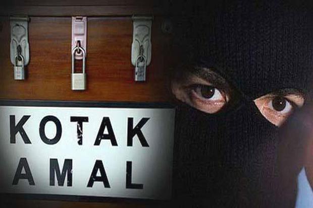 Pakai Topeng, Hunter Curi Uang Kotak Amal untuk Senang-senang