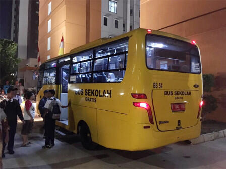 Pelajar Pengguna Bus Sekolah Meningkat