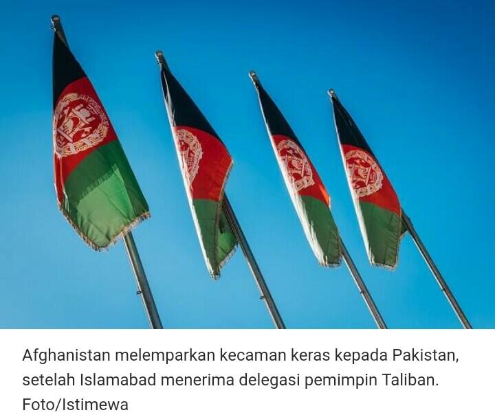 Terima Pemimpin Taliban, Afghanistan Kecam Pakistan