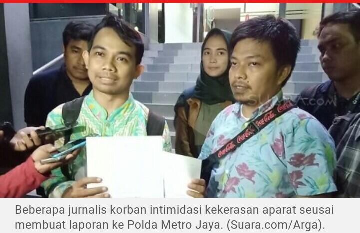 Dijambak hingga Dipukul Polisi Saat Liput Demo, 4 Jurnalis Melapor ke Polda