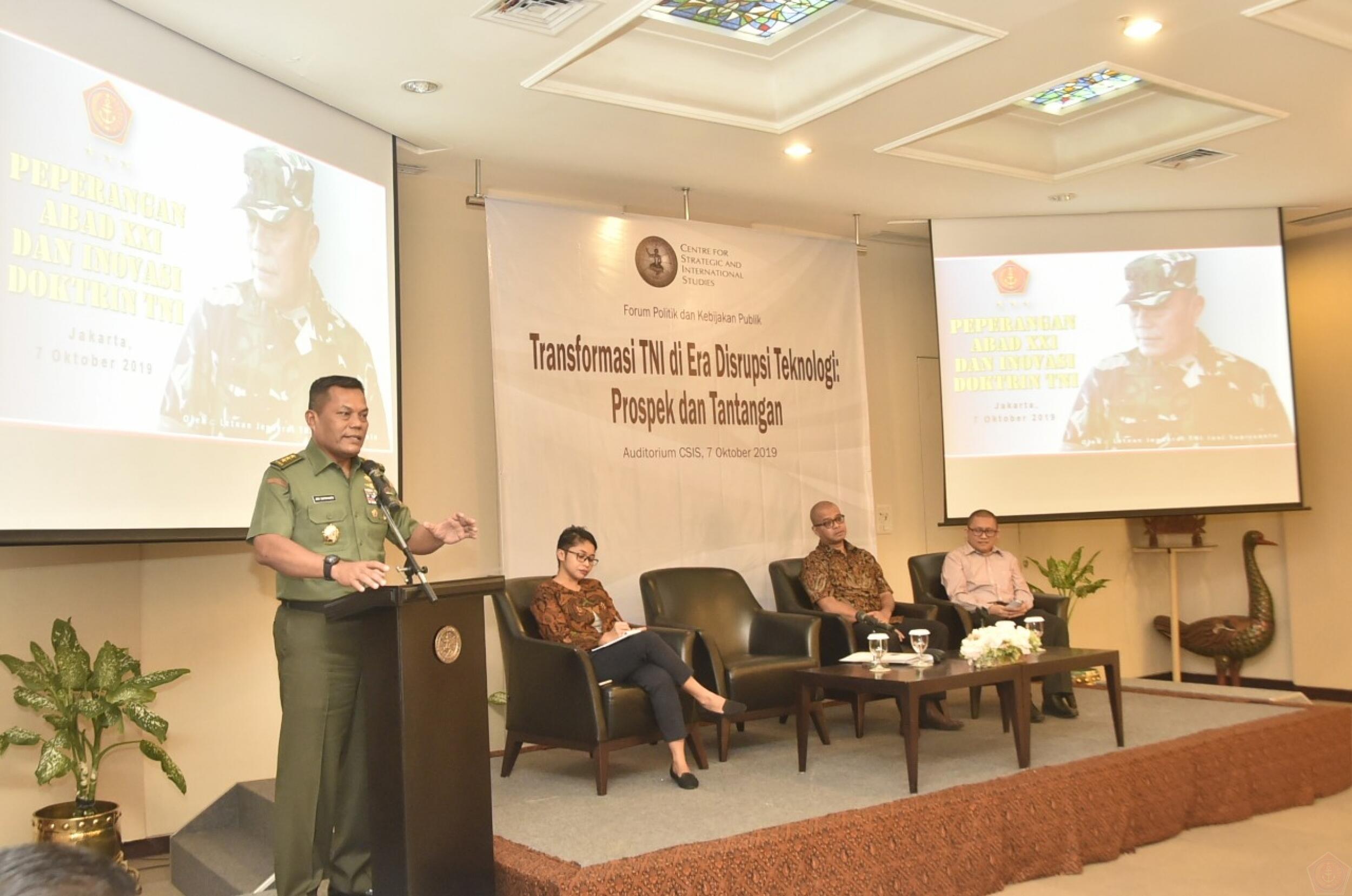 Kasum TNI Jelaskan 3 Substansi Dasar Strategi Pertahaan Negara