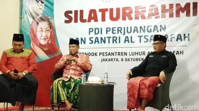 Dikunjungi Hasto, Ketum PBNU Harap Ada Menteri Urusan Pesantren