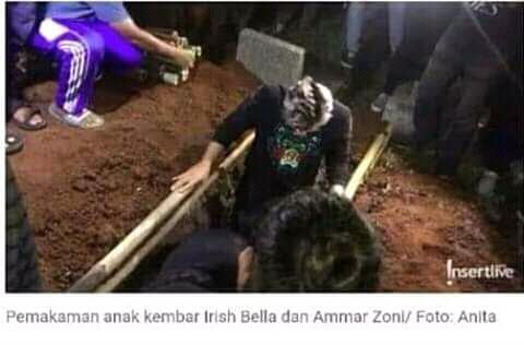 Bayi Kembar Iris Bella Amarzoni Meninggal Dunia