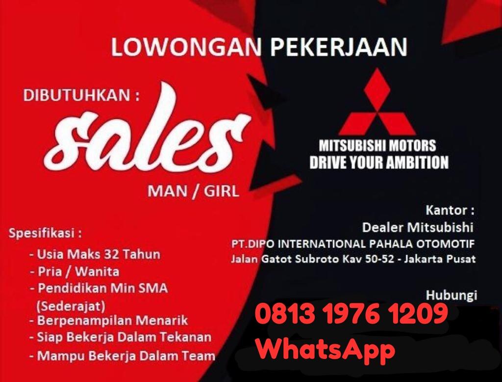 Lowongan Sales Mitsubishi