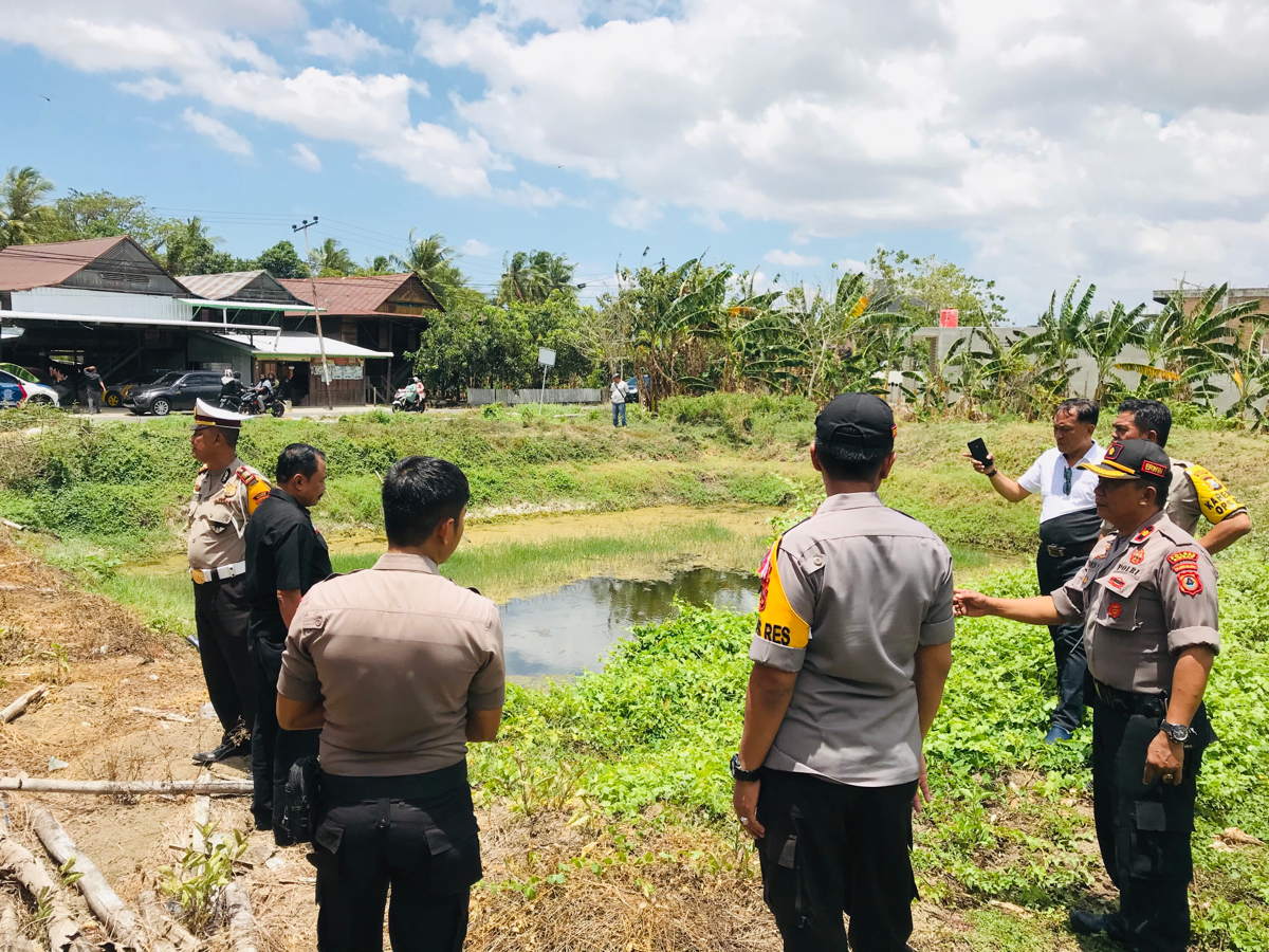 Kapolres Sidrap Tinjau Lahan Aset Polsek Panca Rijang