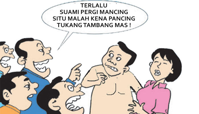Ditinggal Pergi Mancing, Istri “Ditambang” Orang