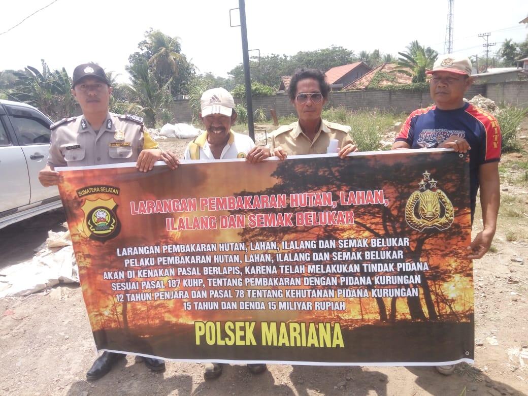 Bhabinkamtibmas Polsek Mariana Gelar DDS di Desa Pematang Palas