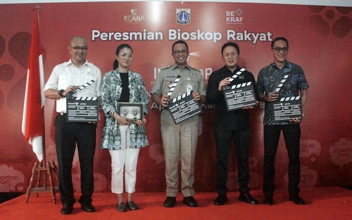 Keren! Ini Penampakan Bioskop Rakyat Ala Gubernur Anies