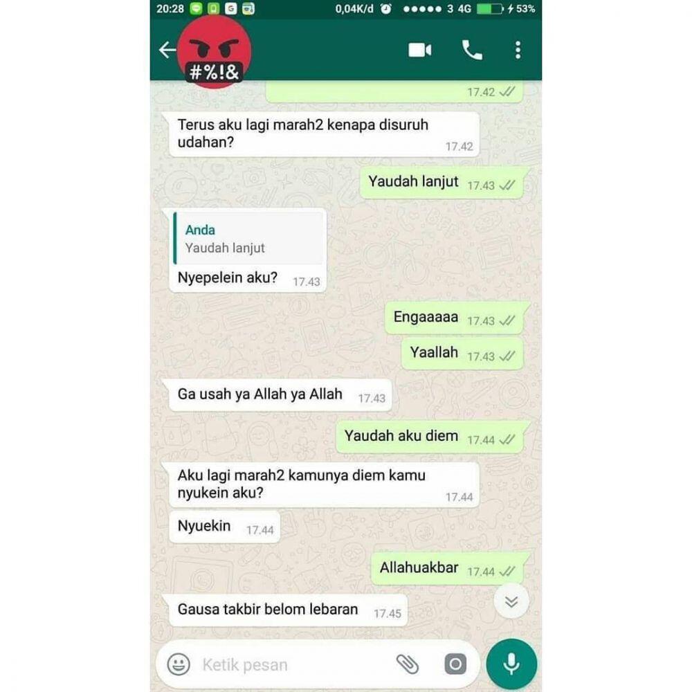 Apakah Cewek Selalu Benar dan Cowok Tempatnya Salah? Lihat Chat Ini Sebagai Bukti! 