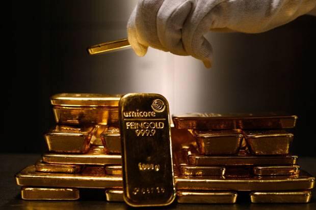 Harga Emas Antam Menyusut Iringi Kejatuhan Emas Dunia