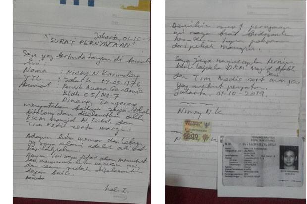 Begini Pengakuan Ninoy Karundeng soal Surat Pernyataan Tidak Dianiaya