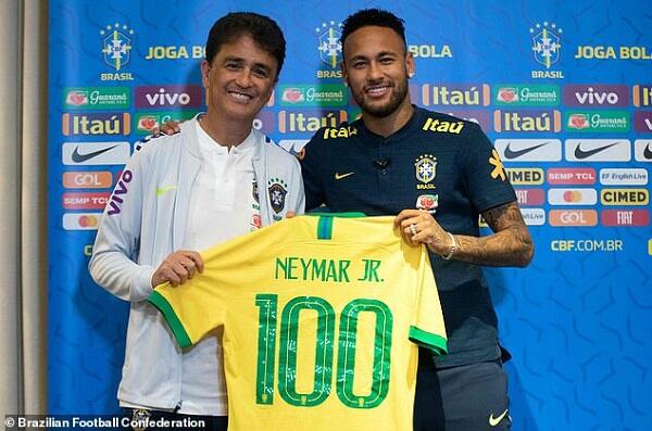 Dibanding Messi dan Ronaldo, Neymar Lebih Baik di 100 Laga Bersama Timnas