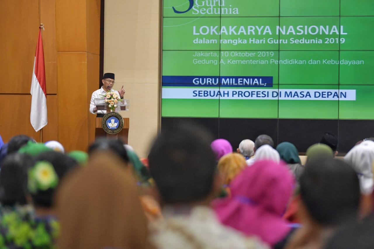 Bicara SDM Unggul, Mendikbud: Prioritaskan Guru
