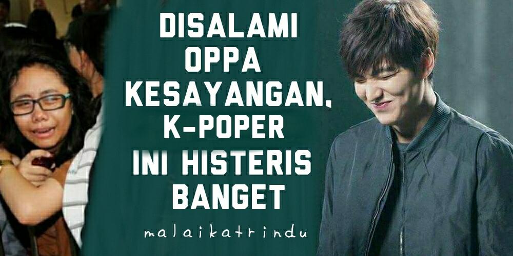 Ngakak Abis, K-Poper Ambyar Ini &quot;Kesurupan&quot; Saat Tangannya Dijabat Oppa 