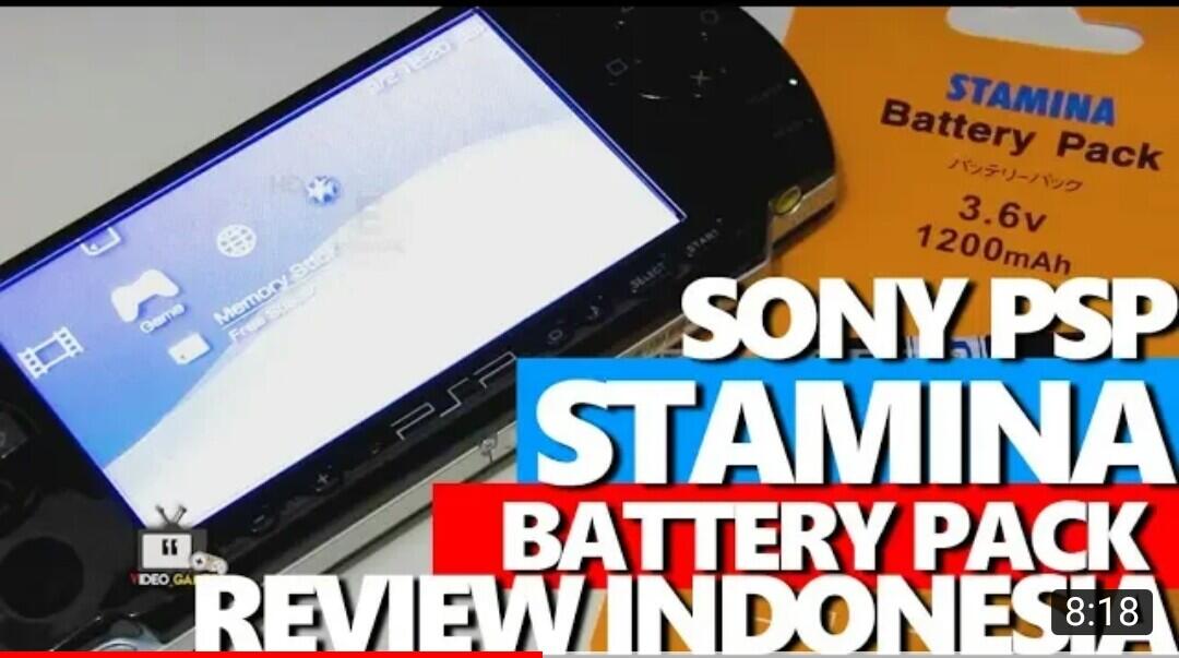 Sony PSP Stamina Battery Pack Review Indonesia
