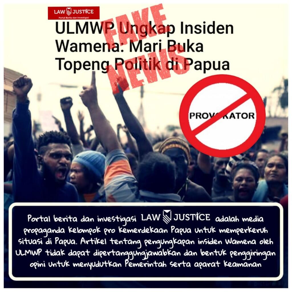 Propaganda soal Papua, Awas Penggiringan Opini Sesat!