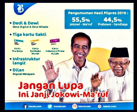 Janji Presiden dan Wakil Presiden Terpilih ada Dewi, Dedi dan Dilan