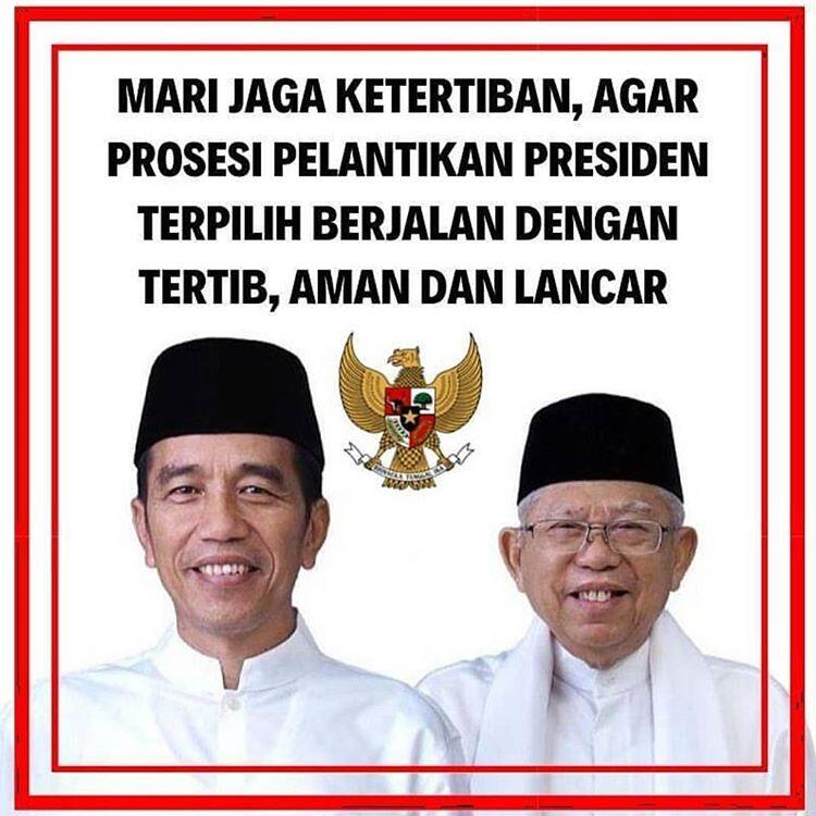 Selamat Bertugas Bapak Presiden dan Wakil Presiden Kami yang Baru !!