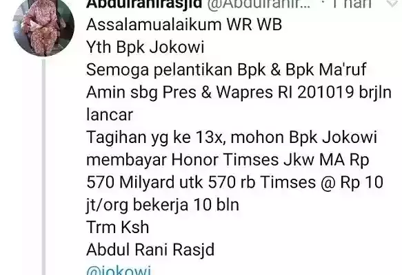 Rocky Gerung Tulis Cebong Diusir Kampret, Netizen Langsung Balas Begini