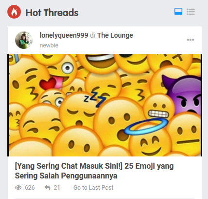 Thread Emoji Dicopas Masuk Hot Thread, Ini benar-benar Tak Becus