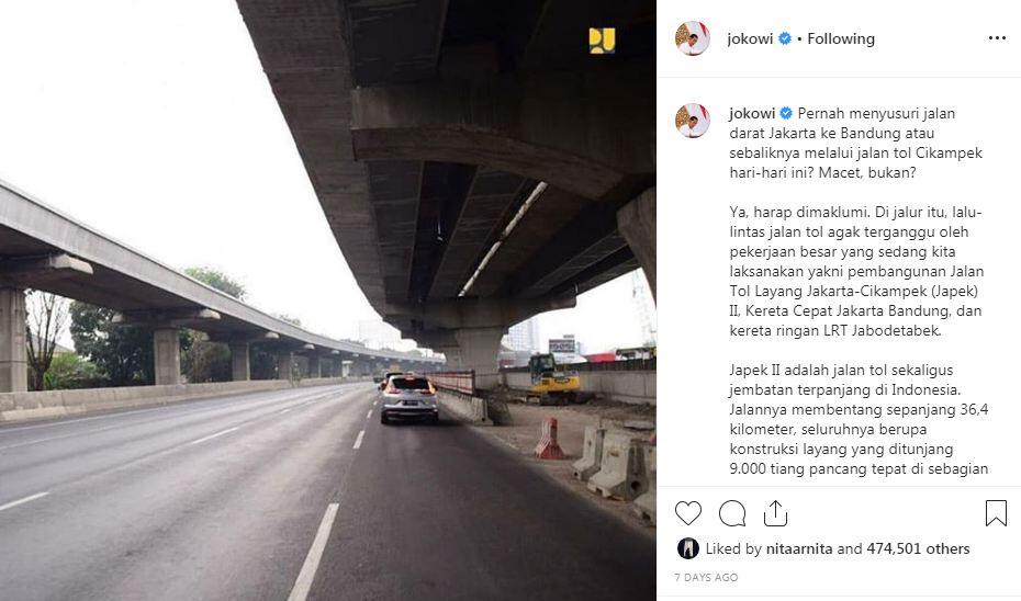 Jelang Akhir Jabatan, Jokowi Pamer Sederet Infrastruktur