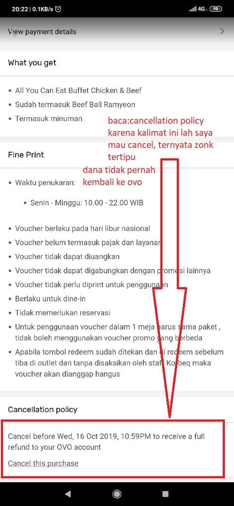 Hati-hati kalau mau refund di MyFave Indonesia