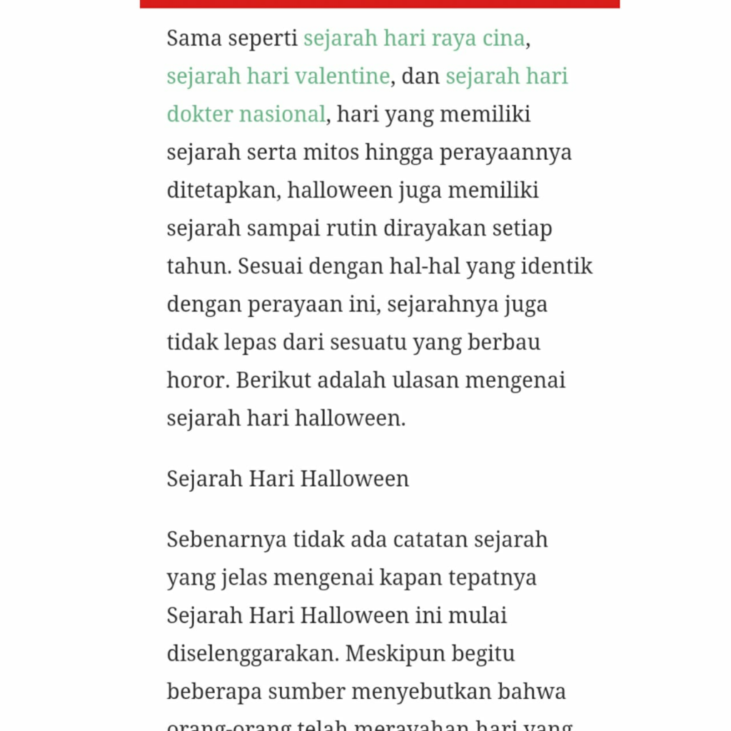 Halloween Ala Artis Dunia