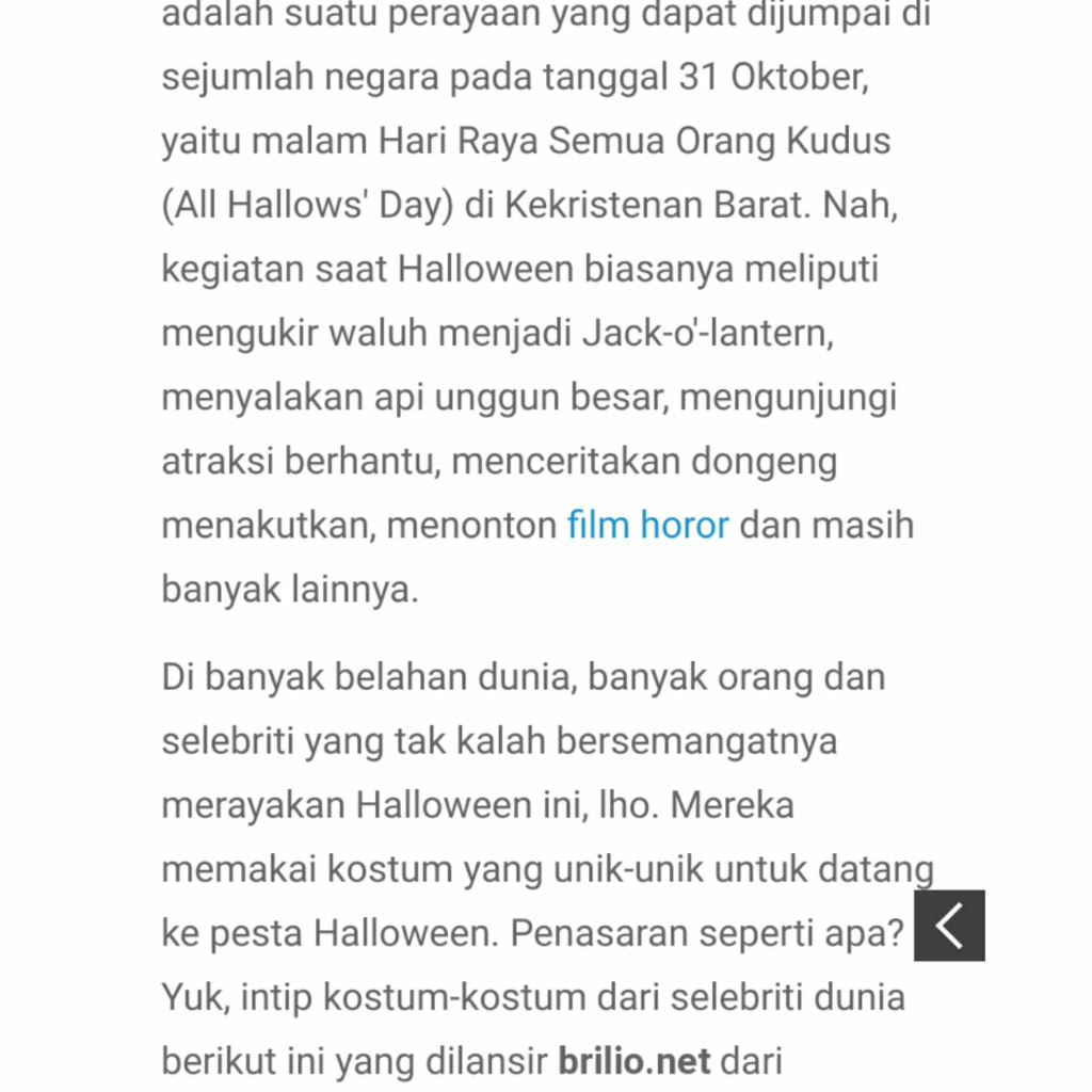 Halloween Ala Artis Dunia