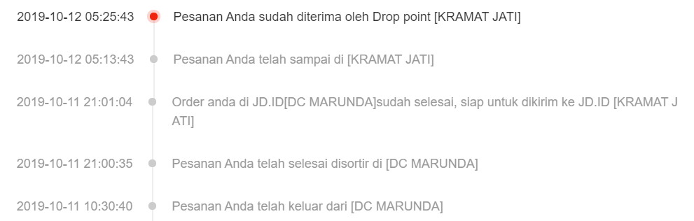 Kecewa dengan pengiriman JD.ID