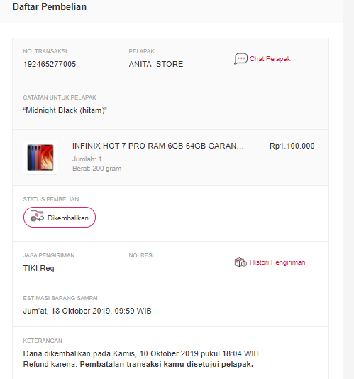Dana Refund Bukalapak Tak Kunjung Dikembalikan
