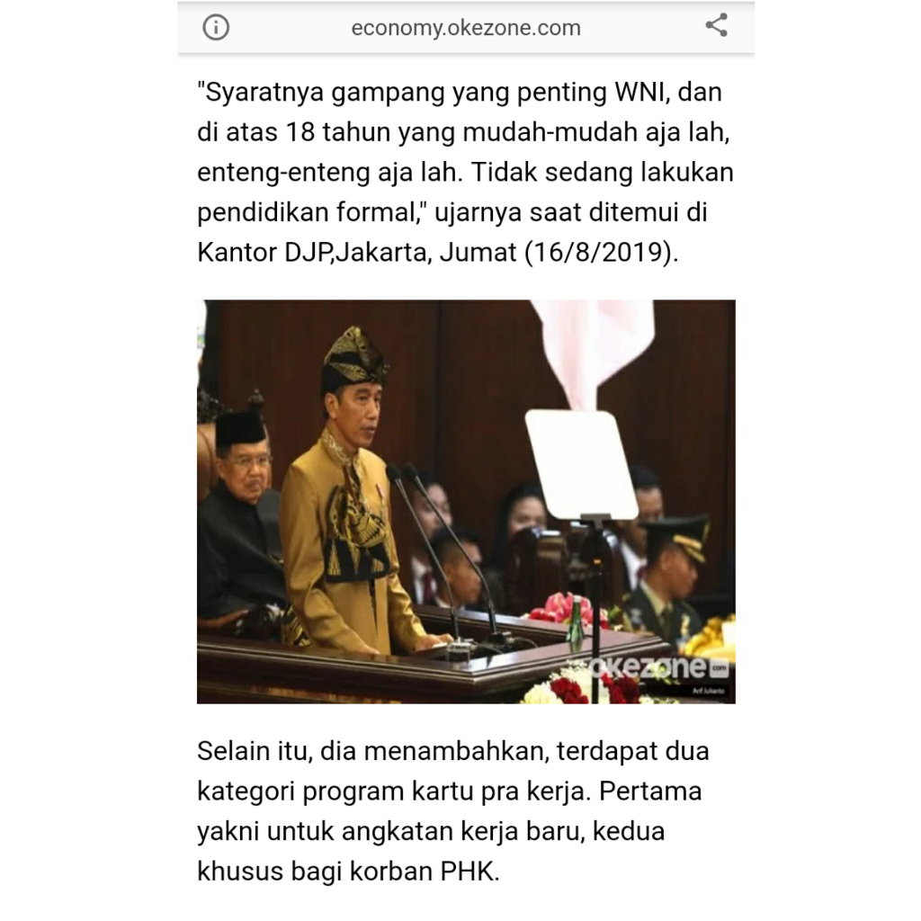 Tiga Kartu Sakti Sebagai Janji, Boleh Nambah Tidak Pak?


