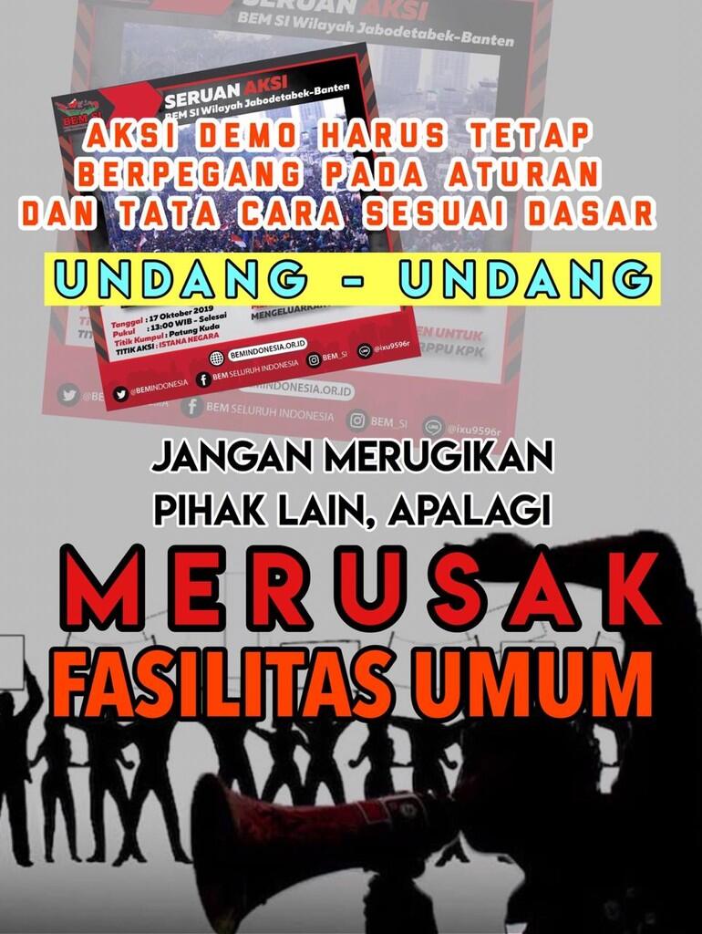 Masukan untuk Mahasiswa yang Akan Demontrasi Menjelang Pelantikan